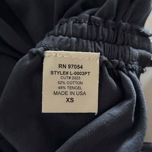 Revolve Lanston Blue Side Rouche Off The Shoulder Soft Midi Dress XS - Picture 9 of 11